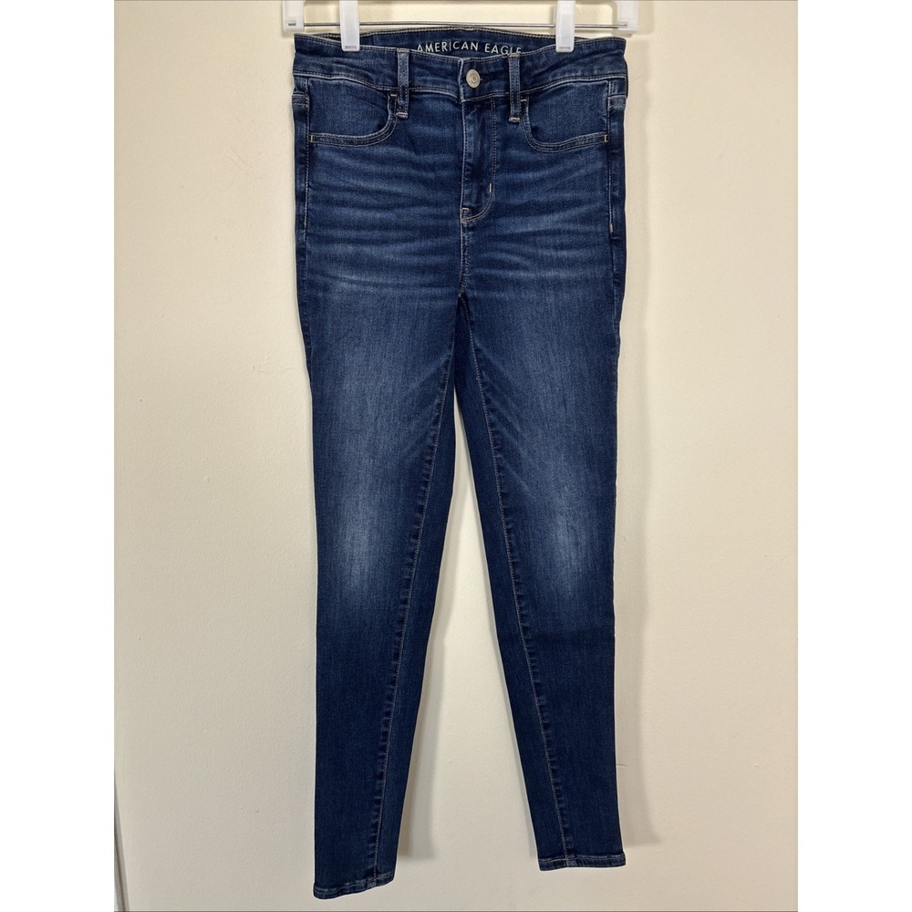 American Eagle Next Level Stretch Skinny Jeans Dark Wash Women's Size 2